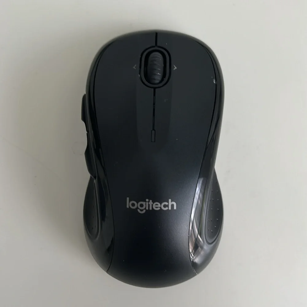 Logitech M510 Wireless Ergonomic Mouse + K400 Plus Wireless Keyboard Black
